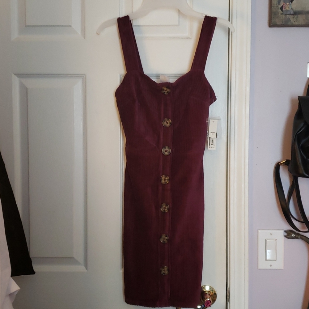 Cran/Burgundy Dress